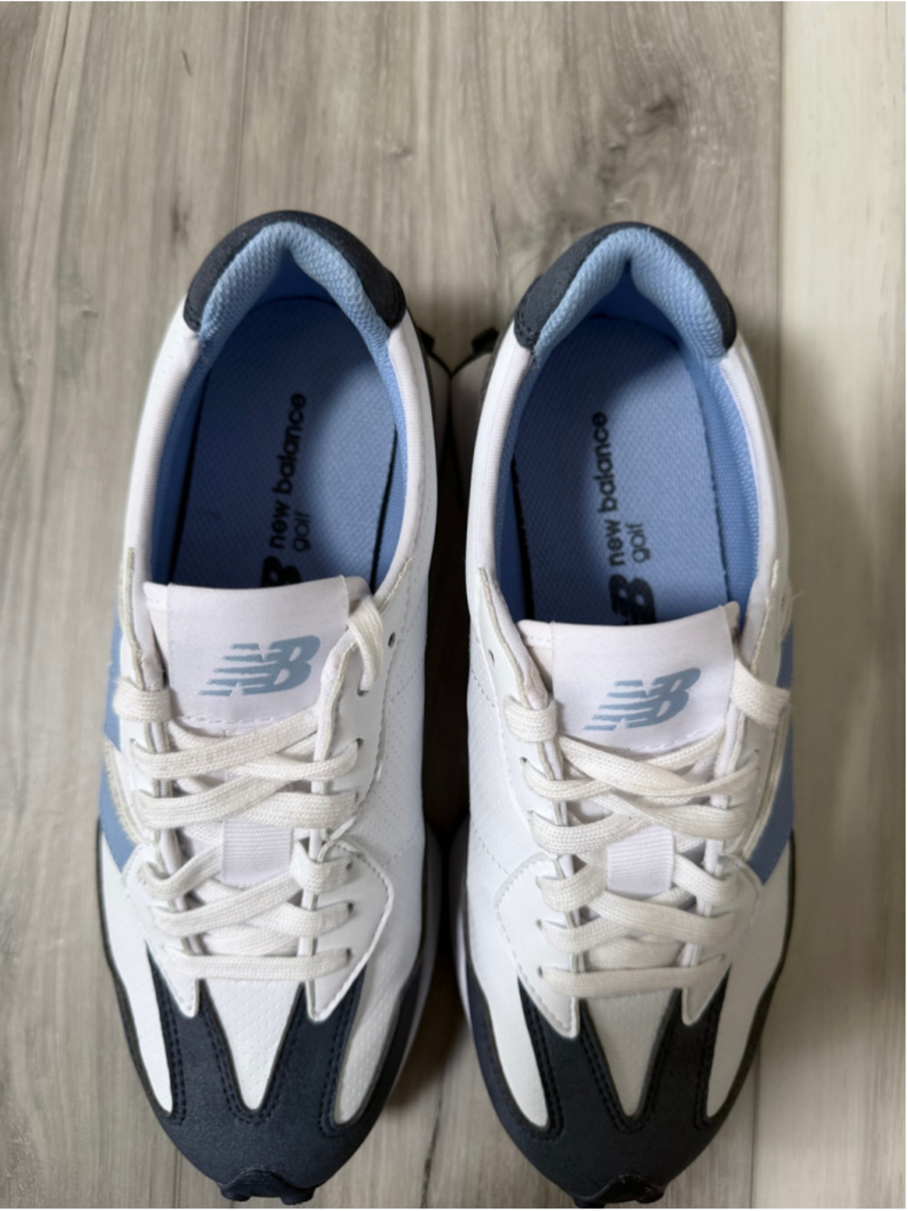 New Balance 327 Womens Size 7 White Blue Navy Retro Casual Sneakers WG327WB - Picture 8 of 12